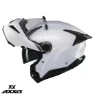 Casca Axxis GhostFighter SV A0 alb lucios Pinlock Ready