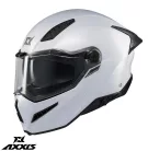 Casca Axxis GhostFighter SV A0 alb lucios Pinlock Ready