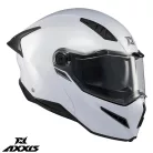 Casca Axxis GhostFighter SV A0 alb lucios Pinlock Ready