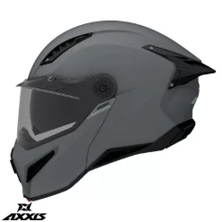 Casca Axxis GhostFighter SV A12 titanium mat Pinlock Ready