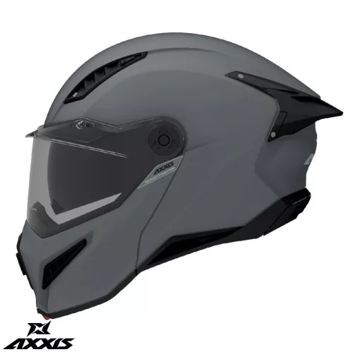 Casca Axxis GhostFighter SV A12 titanium mat Pinlock Ready