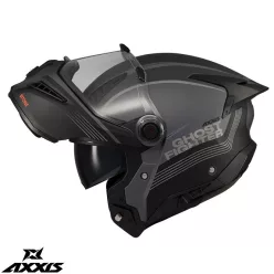 Casca Axxis GhostFighter SV Bitone C12 gri mat Pinlock Ready
