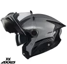 Casca Axxis GhostFighter SV Bitone C2 negru/gri lucios Pinlock Ready