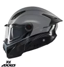 Casca Axxis GhostFighter SV Bitone C2 negru/gri lucios Pinlock Ready
