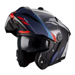   Casca Axxis GhostFighter SV Sleek B7 albastru mat Pinlock Ready