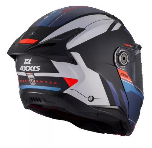 Casca Axxis GhostFighter SV Sleek B7 albastru mat Pinlock Ready