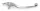 Manetă frână V Parts Polished Daelim Vs 125 46092-1140