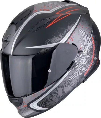 Casca Scorpion EXO-491 RUN Negru Mat Rosu