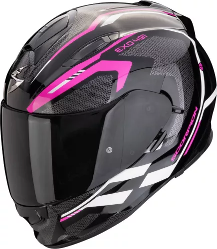 Casca Scorpion EXO-491 Kripta Negru Roz Alb
