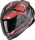 Casca Scorpion EXO-491 ZUMO Negru Mat Rosu