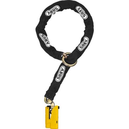 Abus Granit Detecto Xplus 8077 Yellow 12Ks Black Loop Chain Lock