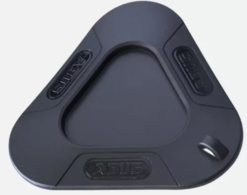 Placă pentru cric lateral Abus Sidestand plate negru