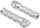 Footpegs Silver Suz-Rear