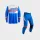 Set tricou + pantaloni cross Leatt 3.5 albastru