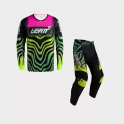 Set tricou + pantaloni cross Leatt 3.5 roz