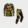 Set tricou + pantaloni cross copii Leatt 3.5 galben