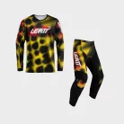 Set tricou + pantaloni cross copii Leatt 3.5 galben