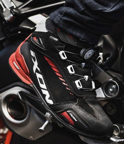 Ghete Roadster barbati Ixon Bull 2 WP MS negru/alb/rosu