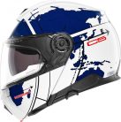 Casca-Schuberth-C5-Globe-Alb---Albastru