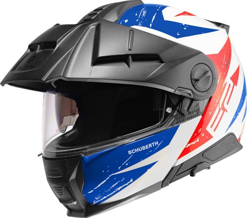 Casca-Schuberth-E2-Explorer-Albastru---Rosu---Alb