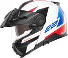 Casca-Schuberth-E2-Defender-Alb---Albastru---Rosu