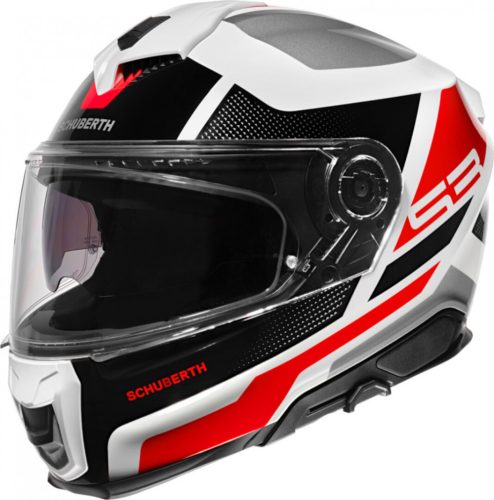 Casca-Schuberth-S3-Daytona-Rosu---Alb---Negru