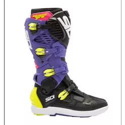 Cizme moto cross Sidi Crossfire 3 SRS violet/negru/fluo