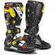 Cizme Sidi Crossfire 3 Alb-Negru-Galben Fluo