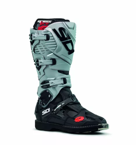 Cizme moto cross Sidi Crossfire 3 negru/gri deschis