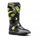 Cizme moto cross copii Sidi Flame negru/verde lime/gri
