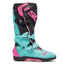 Cizme Sidi Crossair verde-negru-roz