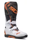 Cizme moto cross Sidi Crossair alb/negru/bronz