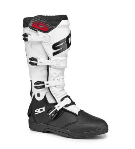 Cizme moto cross Sidi X Power SC negru/alb