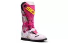 Cizme moto cross Sidi Crossair HD alb/roz