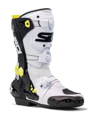 Cizme Sidi REX WHITE BLACK YELLOW