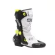Cizme moto sport Sidi REX alb/negru/galben