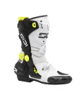 Cizme moto sport Sidi REX alb/negru/galben