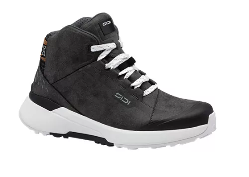 Ghete moto Sidi Nucleus Suede WP negru/alb