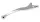 Manetă frână V Parts Polished Honda Xr 250 R 53175-KAE-730