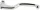 Manetă ambreiaj Bihr tip OE aluminiu forjat lustruit Honda 53178-MEN-A01-FORGED