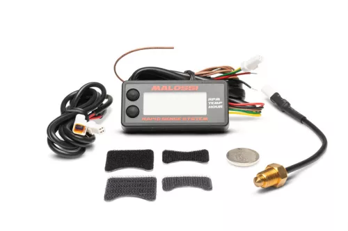 Contor turație, temperatură și ore funcționare Malossi RAPID SENSE SYSTEM scutere 2T/4T universal 5817540B
