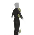 Set protectii umeri/coate/genunchi omologate Ixon FANOM SEKB 2 (Level 2) – khaki (Unisex)