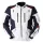 Geacă moto Furygan Brooks alb perlat/albastru