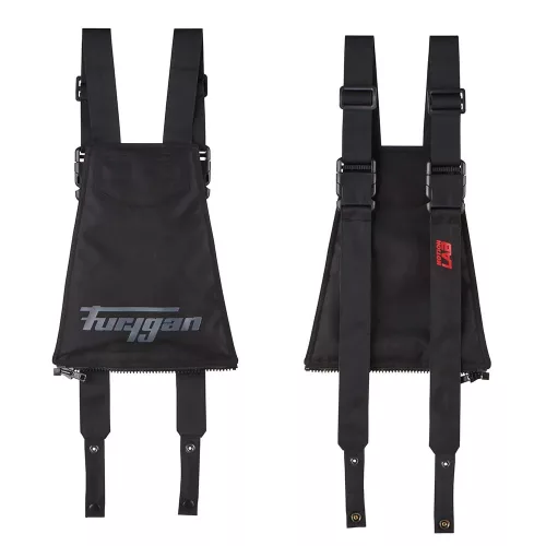 Pantaloni moto Furygan Killington gri/perlat/roșu