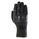 Mănuși moto damă Furygan Oslo D3O negru/auriu