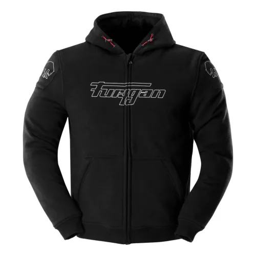 Geacă moto Furygan Livio X Kevlar negru/roșu