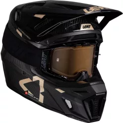 Cască cross Leatt Moto 9.5 V25 carbon, cu ochelari