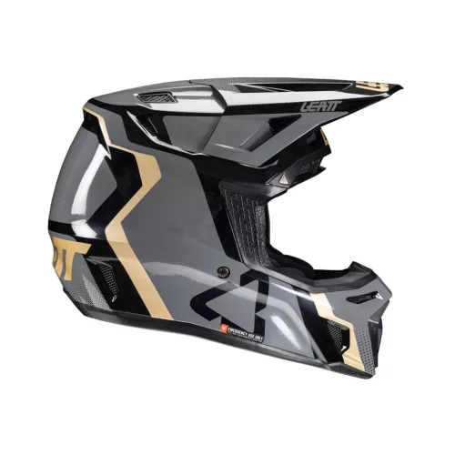 Cască cross Leatt Moto 8.5 V25 negru, cu ochelari
