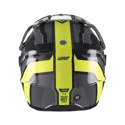 Cască adventure Leatt ADV 7.5 galben fluo, cu ochelari