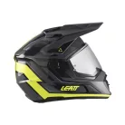Cască adventure Leatt ADV 7.5 galben fluo, cu ochelari